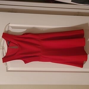 Express Women's  Red Fit & Flare Mini Dress Sz XS LIKE NEW